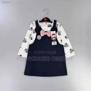 Baby Girl Minnie Pinafore Dress a Set.