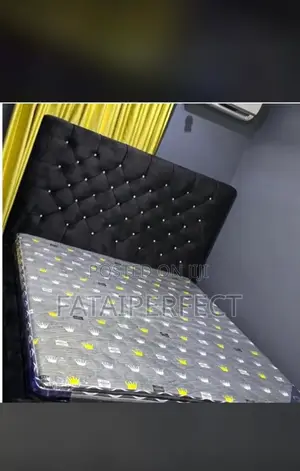 6/6 Canadian Orthorpedic Spring Mattress With Bed Frame