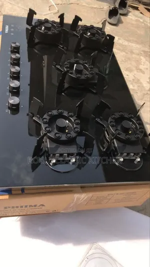 Built in 5 Burner Flip Up