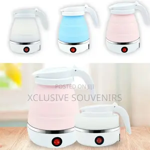 600ml Silicone Travelling Foldable Kettle Leak Proof