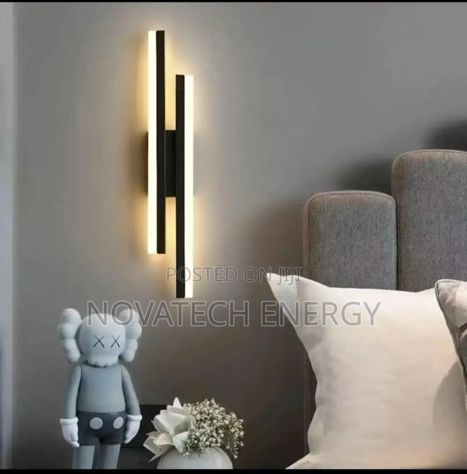 Black Simple Nordic Wall Bracket Led Light