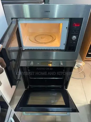 Aeg 60cm Inbuilt Microwave and Inbuilt Gas and Electric Oven