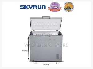 Skyrun 200l Chest Freezer Bd-200a Grey