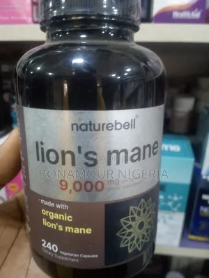 Naturebell Lion's Mane 9000mg X240 Veg Caps