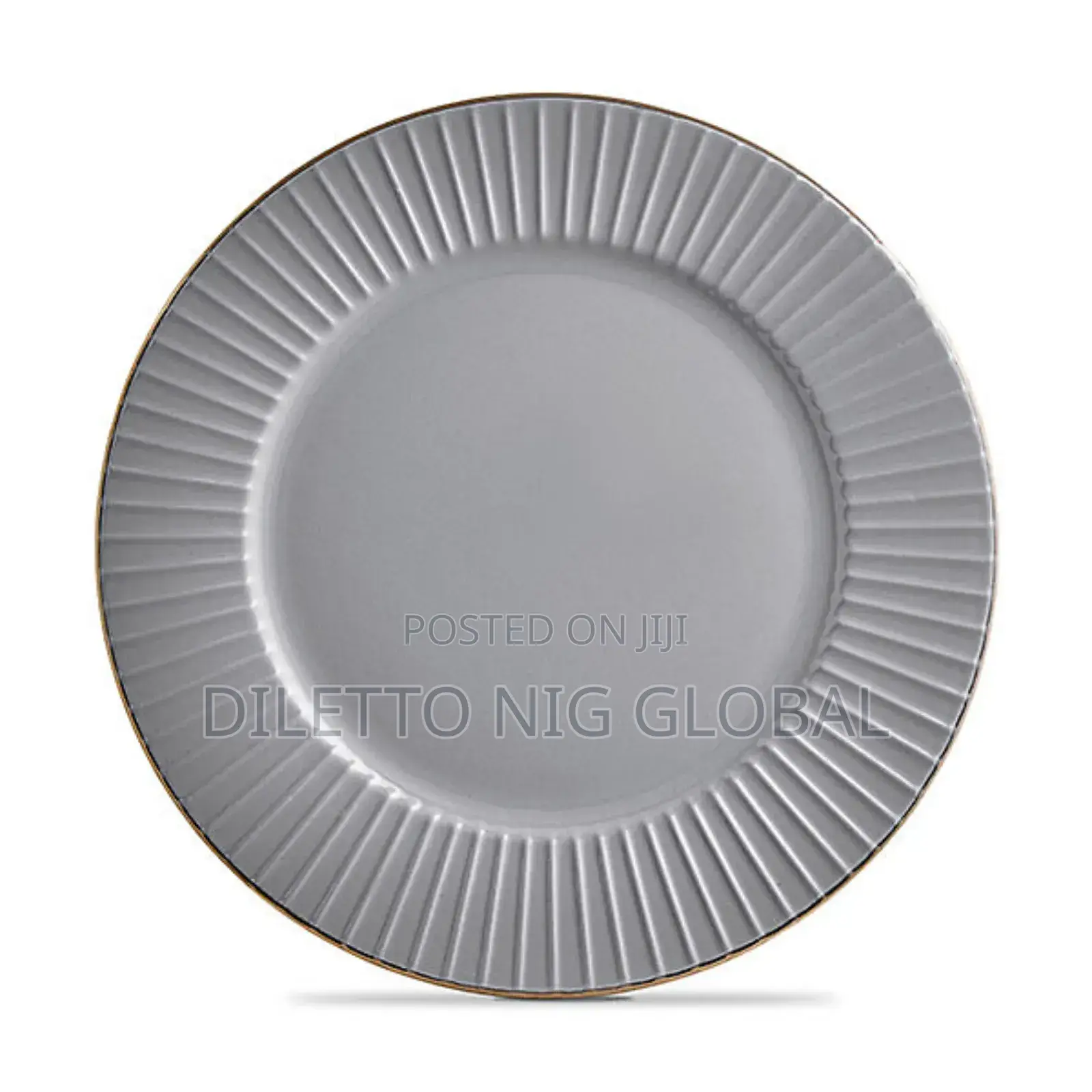 Tower Empire 16 Piece Stoneware Dinnerware Set Grey