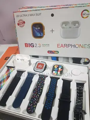 I20 Ultra Smartwatch 10 in 1 Set.