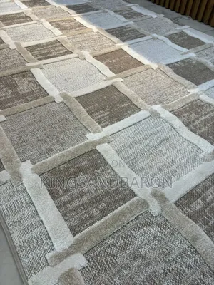 5x7fts Cream/Beige Mat Turkey Center Rug (5×7fts)
