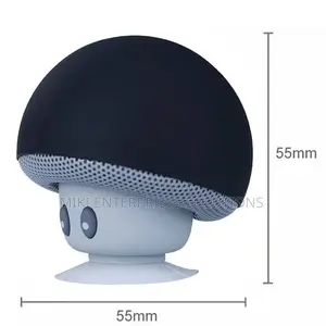Cute Mushroom Shape Wireless Speaker Black