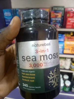 Naturebell 3-in-1 Sea Moss 3000mg X240 Veg Caps