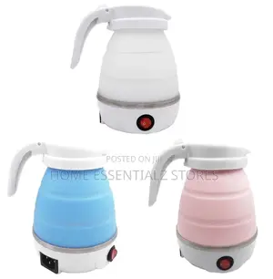 Electric Foldable Kettle With Flippable Lid