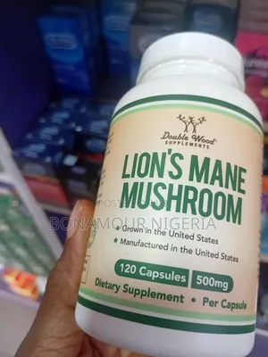 Double Wood Lion's Mane Mushroom 500mg X120 Caps