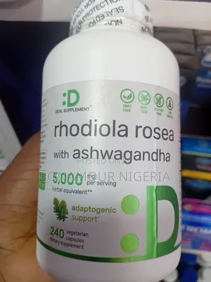 Deal Rhodiola Rosea With Ashwagandha 5000mg X240 Caps