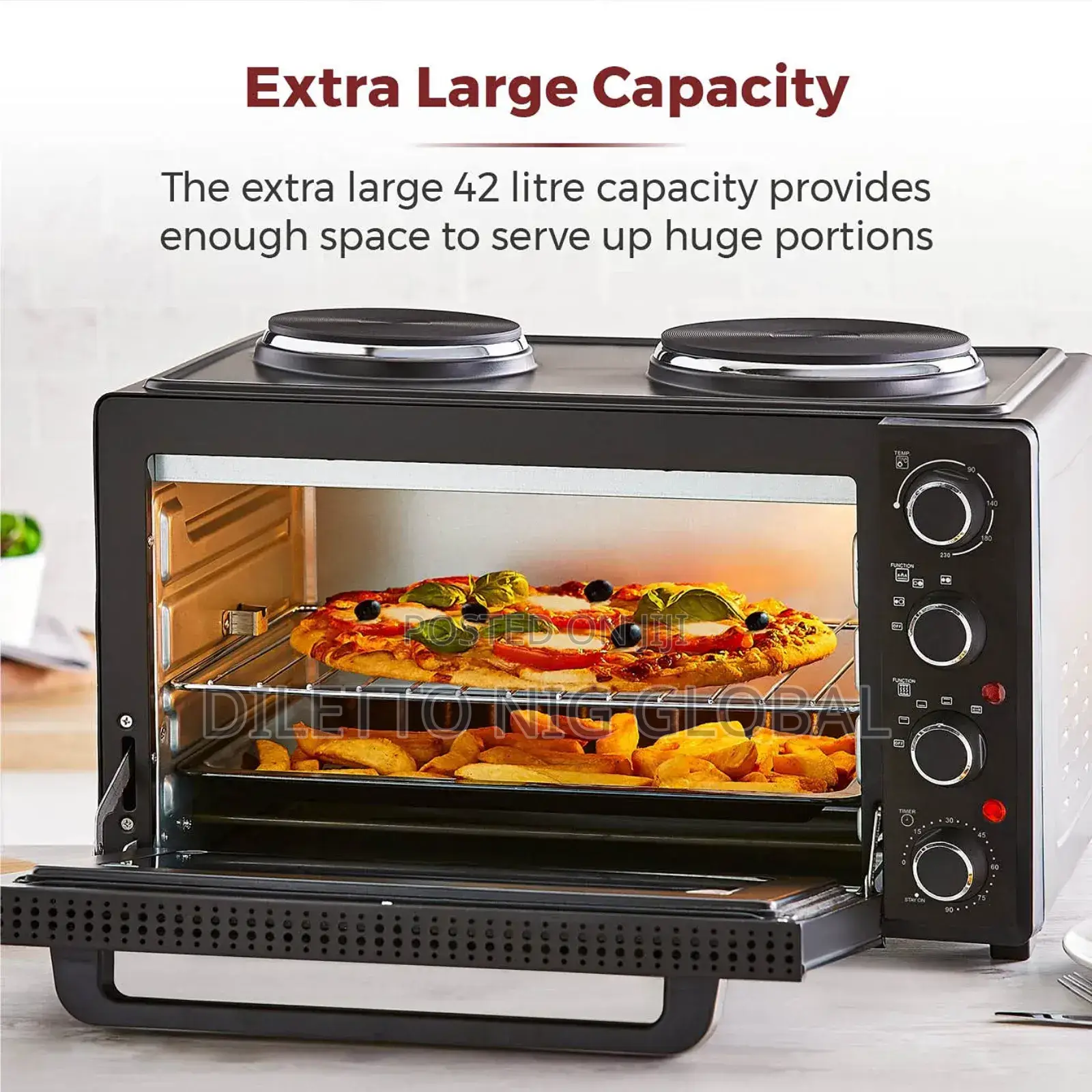 Tower 42l Oven With Adjustable Temperature Control