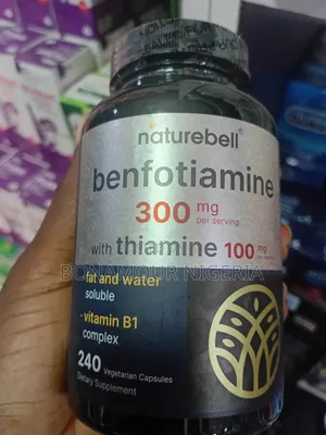 Naturebell Benfotiamine 300mg With Thiamine 100mg X240 Caps