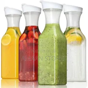 Leakproof Juice Bottle – 1litre Acrylic Drink Dispenser