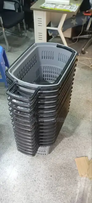 Gray Basket Trolley