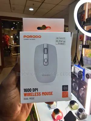 Porodo Wireless Dual Mode Mouse With Usb Bluetooth