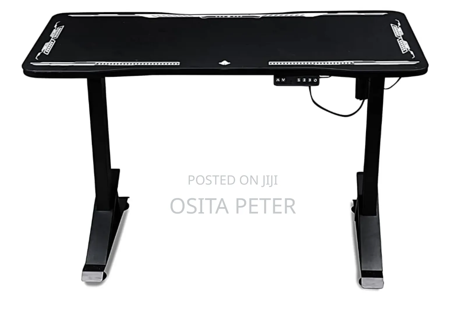 Adjustable Height Table With Led Lights 1.2 Meter