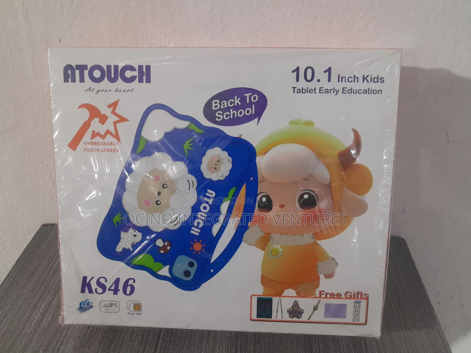 10.1inch Unbreakable Screen Sim Enabled Kid Learning iPad