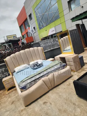 Quality 6by6 Complete Set of Upholstery Padded Bed