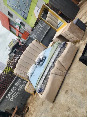 A 6by6 Set of Bed, Well Padded With 3inches Foam.