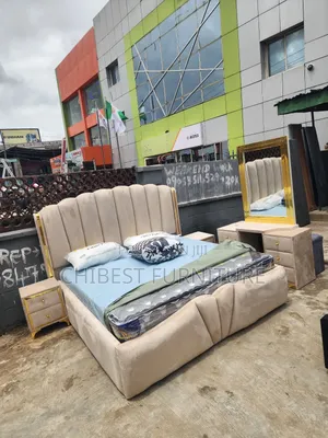 Complete Set of 6by6 Bed With Vanity Table and Cupboards