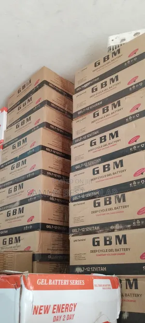 7ah/12v GBM Solar Battery Very Strong and Much Available Now