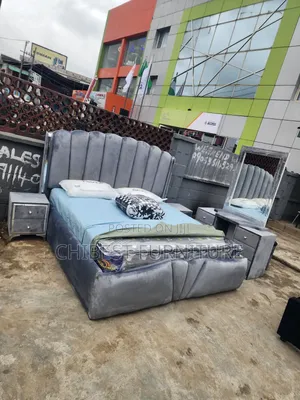 Grey Brand New 6by6 Bed Stand.