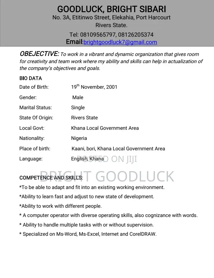 Computer Operating And Secretary