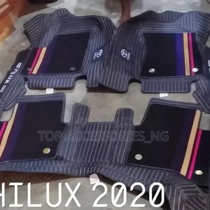Double Layer Foot Mat for Hilux 2020
