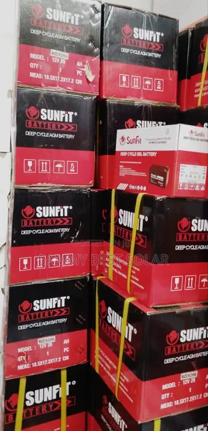26ah/12v Sunfit Deep Cycle Battery Available at Stock Now.