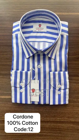 Italian Luxury Strips Quality Shirts