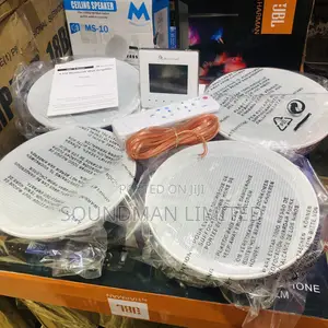 Four Ceiling Speakers With Smart Home Bluetooth Wall Amplifier