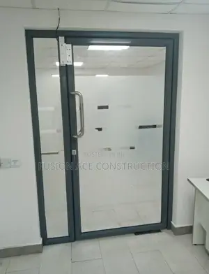 Single Glass Door With Fixed