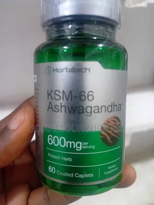 Horbaach KSM-66 Ashwagandha 600mg With L-Theanine X60 Caps