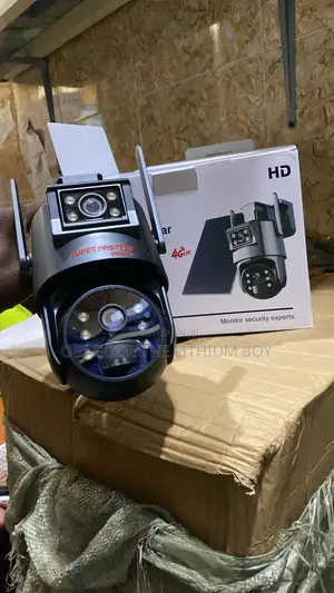 Ubox Dual Lens 6mp Solar Camera Is Available in Stock.