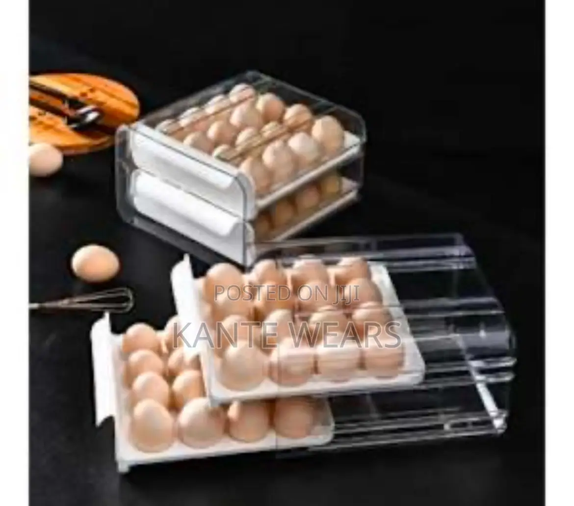 Double Layer Egg Rack Drawer