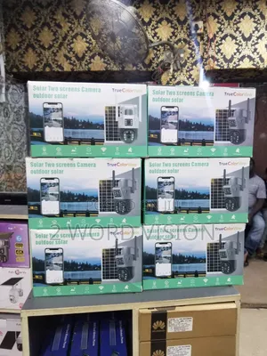 Wifi Dual Lens Solar CCTV Camera V380 App