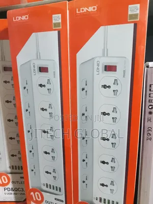 Surge Protection Power Extensions With 6 Usb Port,10 Socket