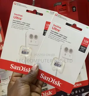 Sandisk Ultra 128gb Microsd 100mb/S Speed Memory Card