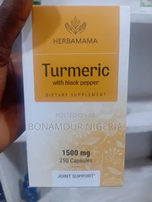 Herbamama Tumeric With Black Pepper 1500mg X250 Caps