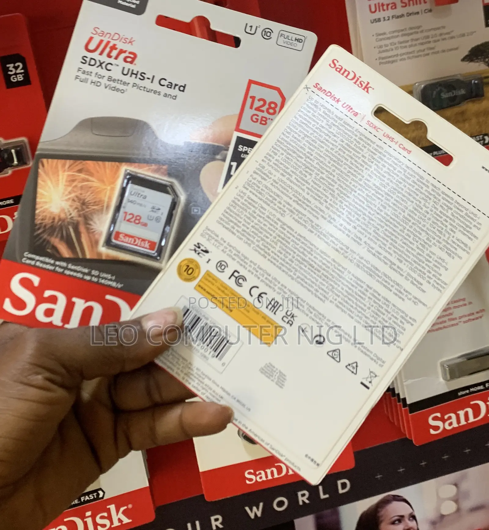 Sandisk 128gb Ultra SDXC Memory Card for Camera