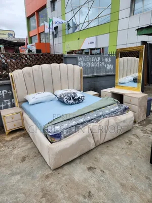 Luxury 6by6 Bed Set With Other Accessories.