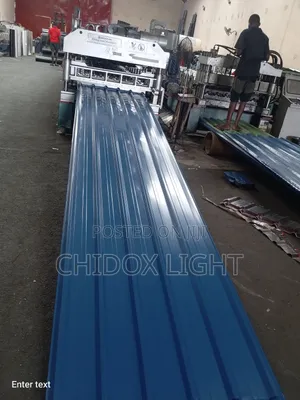 Long Span Design Aluminum Roofing Sheet Color Blue Oven Bake
