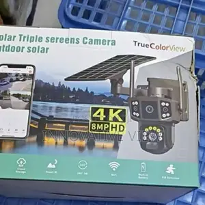 Security Three Lens PTZ 4g Solar Camera