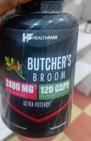 Healthfare Butcher's Broom 2400mg X120 Caps