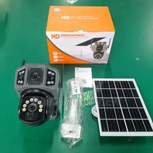 Security Three Lens PTZ 4g Solar Camera