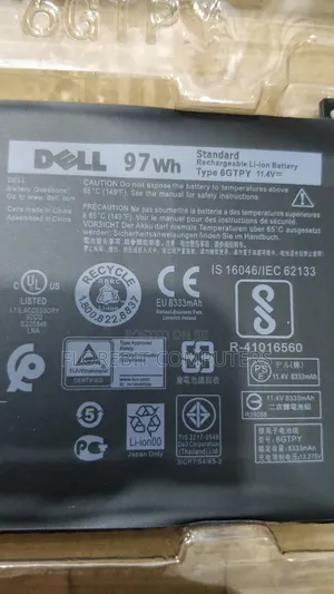 Dell Precision 5510, 9560 Laptop Battery