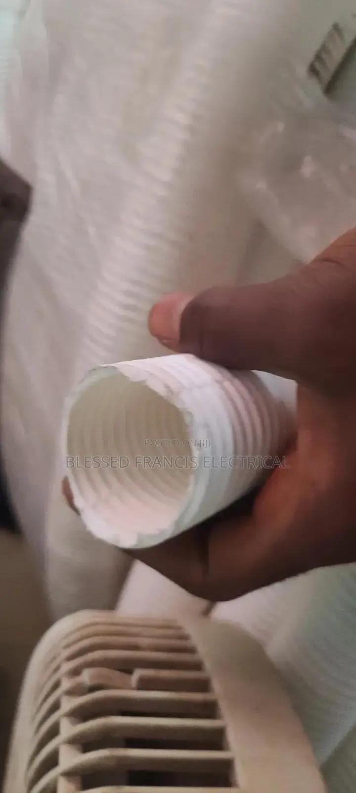 50mm Condit Pipe Flexible White