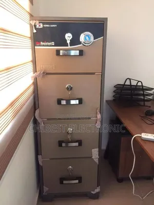 Standing 4 Drawer Fireproof Safe